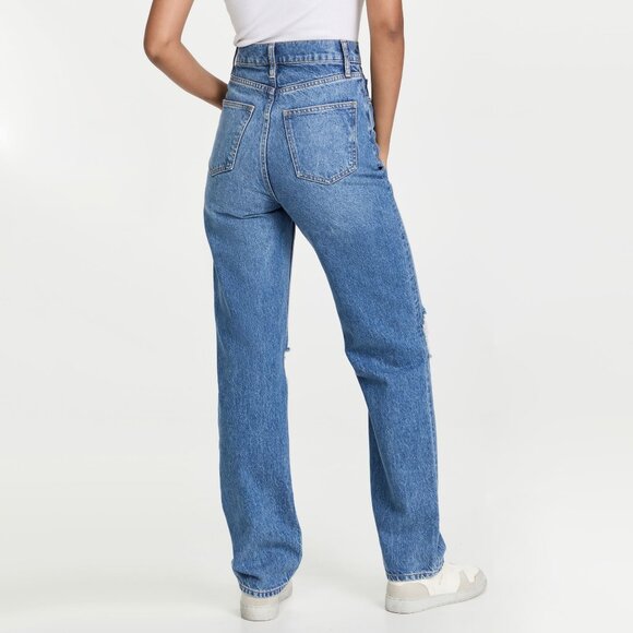 Triarchy x Josephine Skriver High Waisted Blue Jeans, size 27 - Picture 2 of 12
